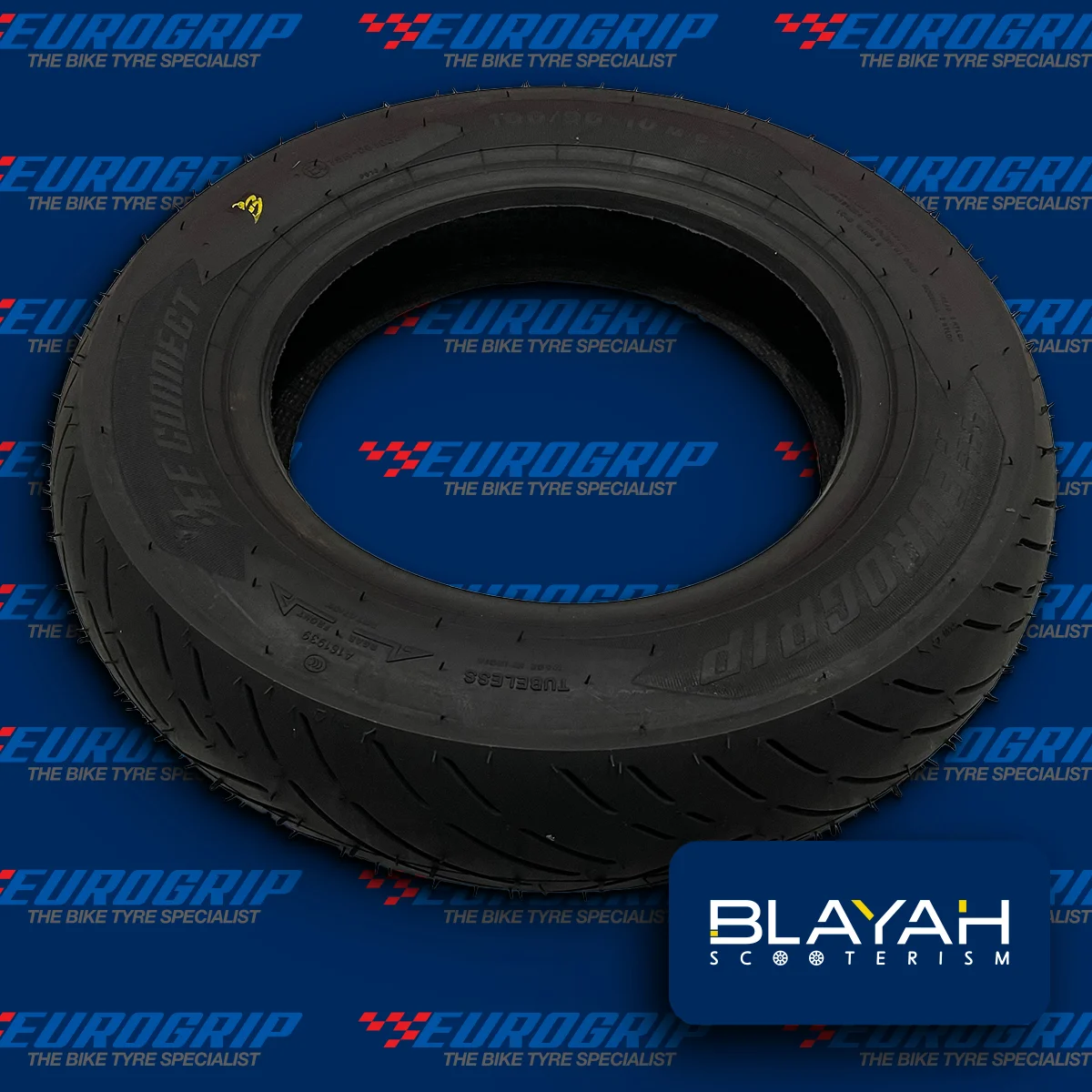Pneu 100/90-10 Tubeless EUROGRIP🇪🇺 (PN1009010T56E) - Eurogrip - Pièce Scooter Tunisie