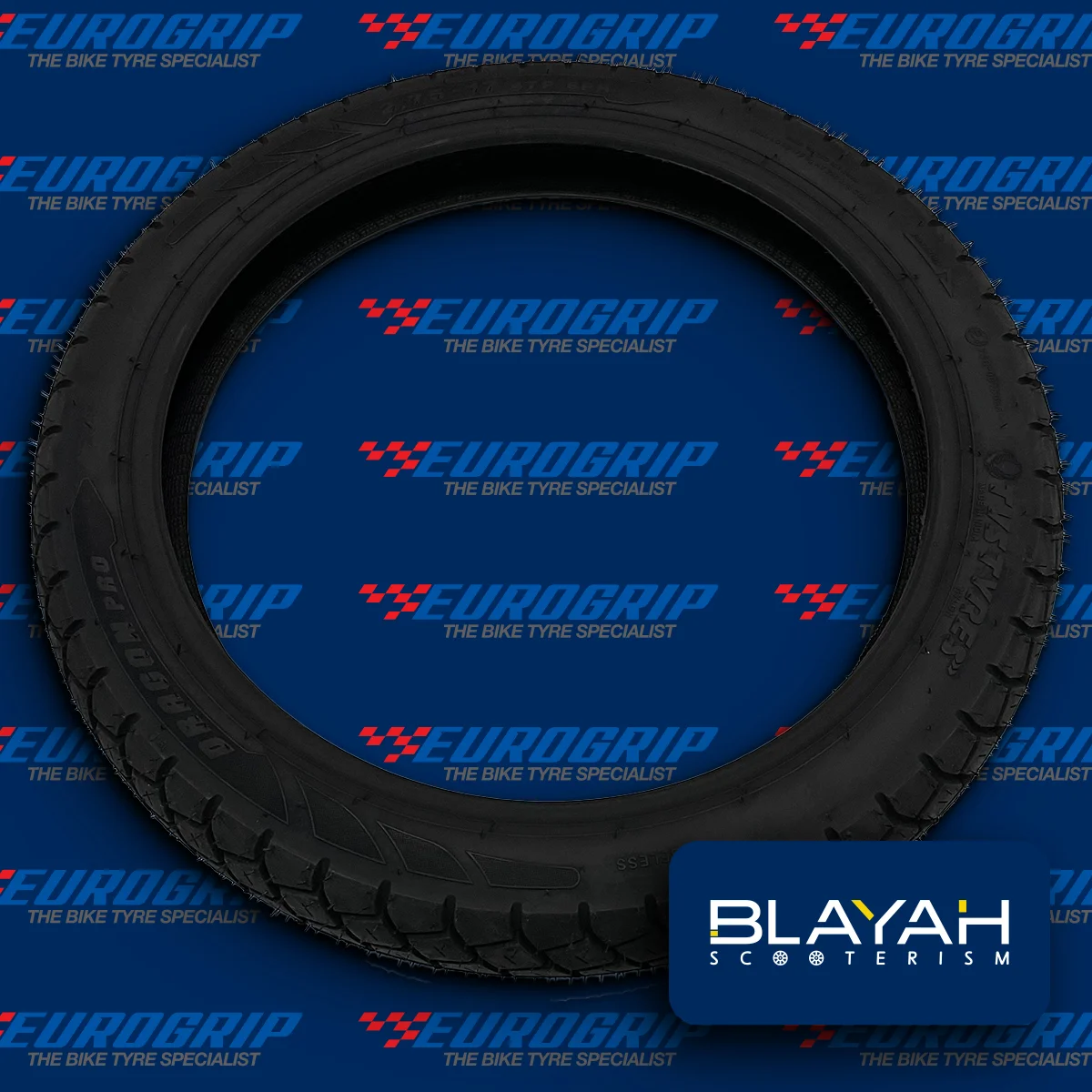 Pneu 2.75-17 Tubeless Dragon🐉 EUROGRIP🇪🇺 (PN17275T47PE) - Eurogrip - Pièce Scooter Tunisie