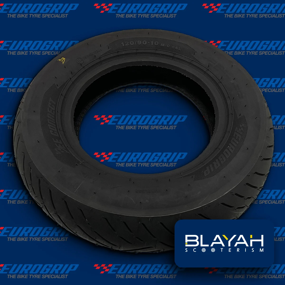 Pneu 120/90-10 Tubeless EUROGRIP🇪🇺 (PN1209010T66E) - Eurogrip - Pièce Scooter Tunisie