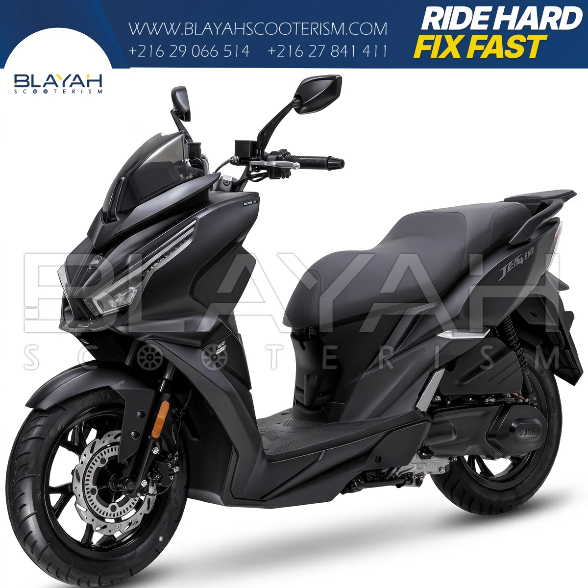 JET14 EVO 125cc Liquid Cooled - Sym by Mega cycle - Pièce Scooter Tunisie