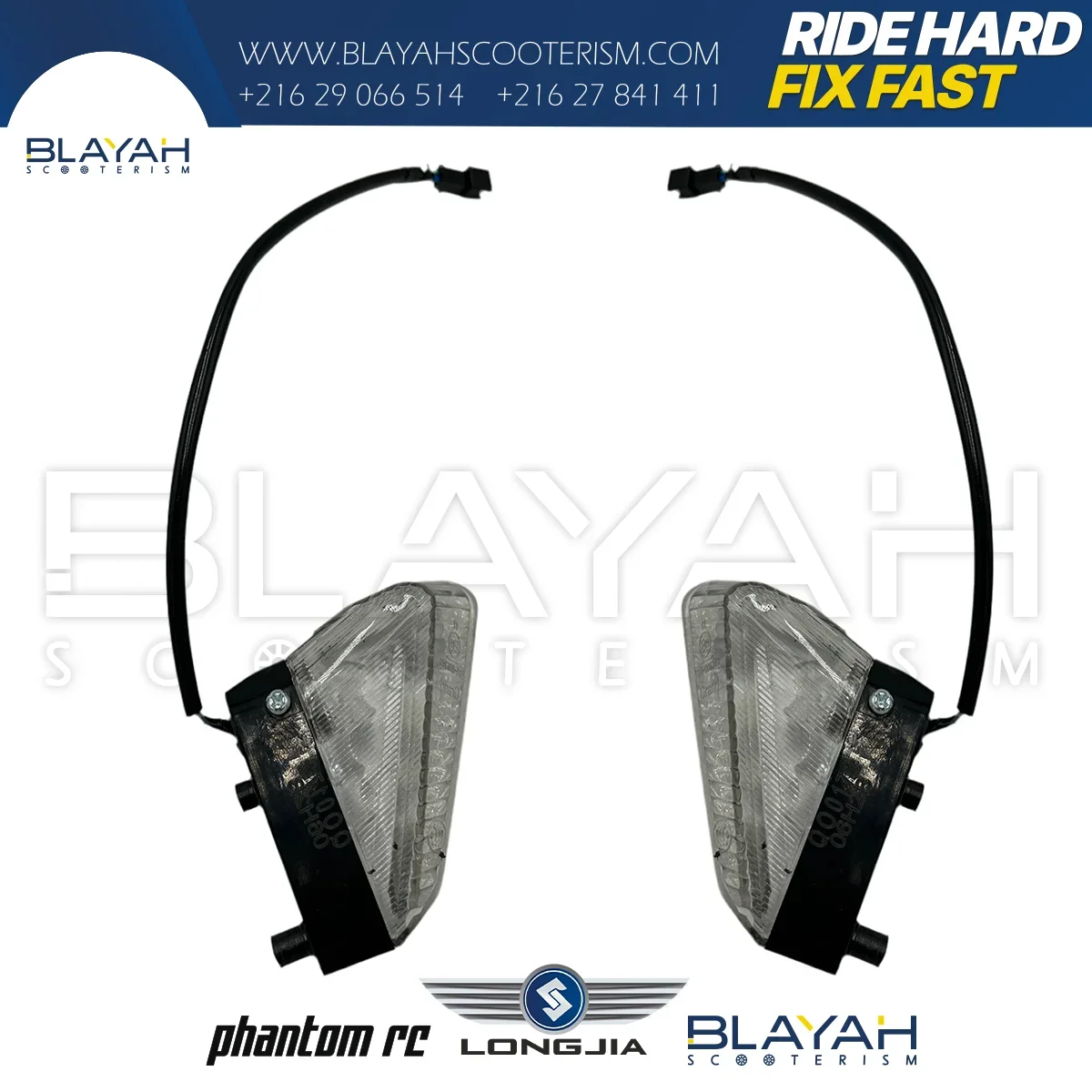 Paire Clignotants Arrière z1 - Longjia - Pièce Scooter Tunisie
