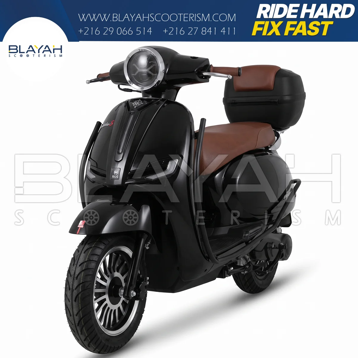 CAPPUCINO S SLC 125 CC BLACK - Slc - Pièce Scooter Tunisie